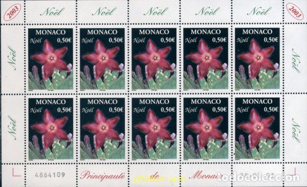 Sellos: 136170 MNH MONACO 2003 NAVIDAD