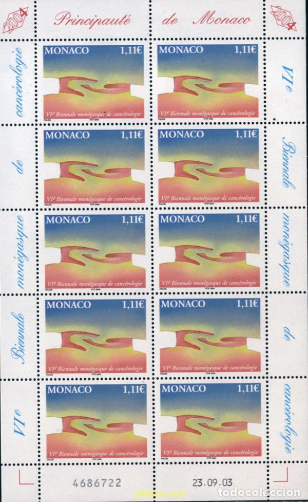 Sellos: 138777 MNH MONACO 2004 6 BIENAL MONEGASCA DE CANCEROLOGIA
