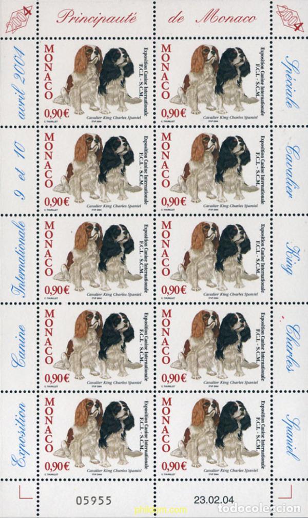 Sellos: 138790 MNH MONACO 2004 EXPOSICION CANINA INTERNACIONAL