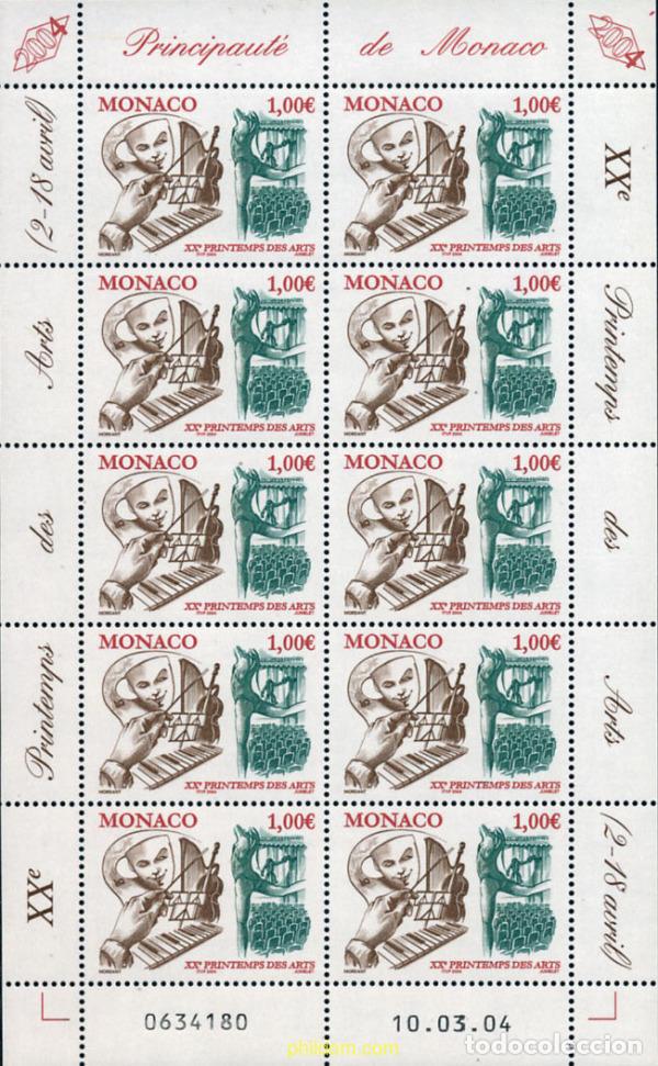 Sellos: 138784 MNH MONACO 2004 20 PRIMAVERA DE LAS ARTES