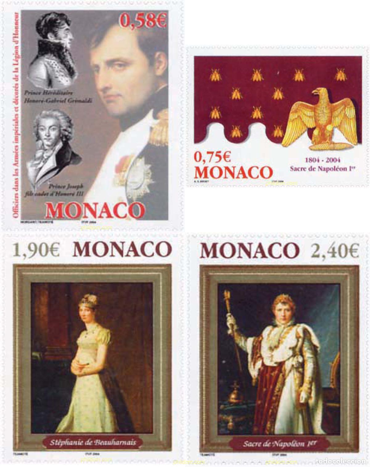 Sellos: 139013 MNH MONACO 2004 NAPOLEON BONAPARTE