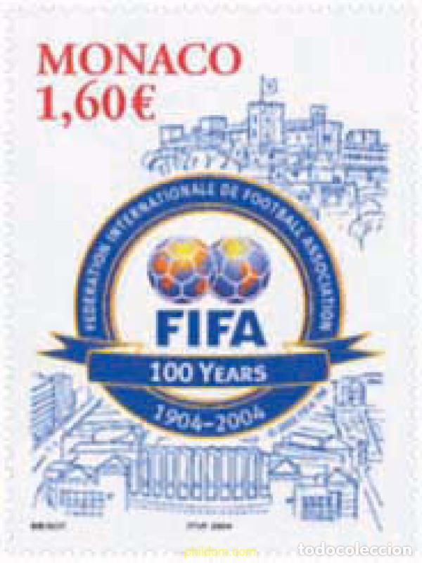 Sellos: 140387 MNH MONACO 2004 CENTENARIO DE LA FIFA