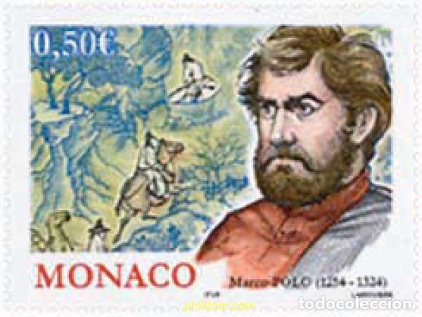 Sellos: 142035 MNH MONACO 2004 750 ANIVERSARIO DEL NACIMIENTO DE MARCO POLO