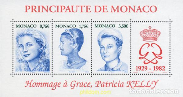 Sellos: 149069 MNH MONACO 2004 HOMENAJE A GRACE KELLY