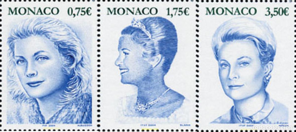 Sellos: 149070 MNH MONACO 2004 HOMENAJE A GRACE KELLY