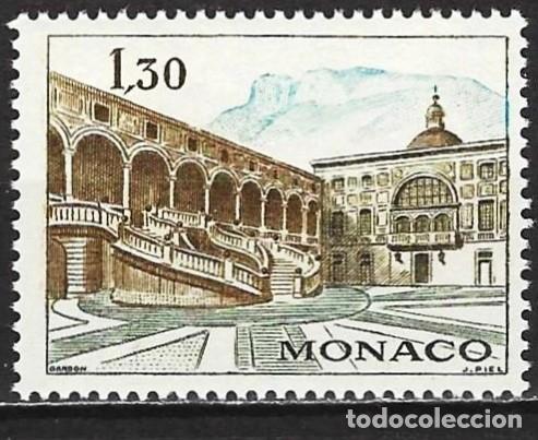 Sellos: Monaco 1970 - Mi 996 - YT 844 - El patio del Palacio - MNH**