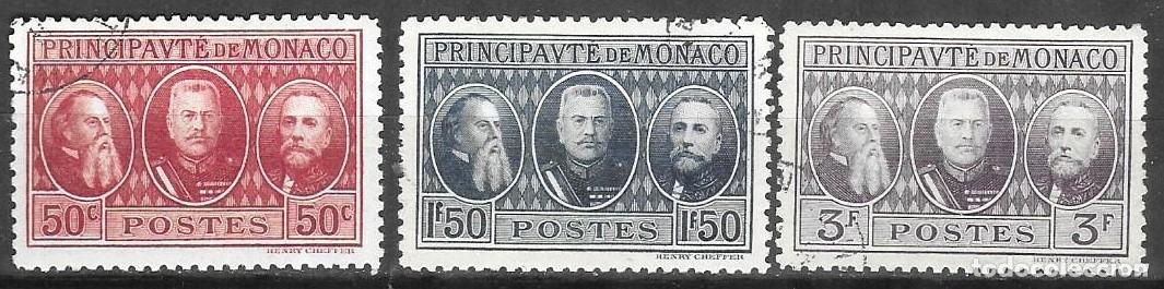 Sellos: SELLOS USADOS DE MONACO 1928, YT 111/ 13