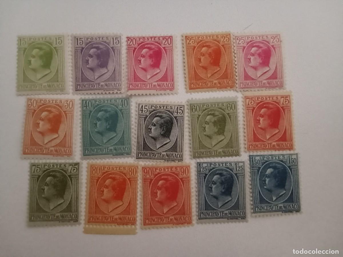 Sellos: SELLOS MONACO A&Ntilde;O 1924, SELLOS SUELTOS DE LA SERIE MICHEL 78/96**MNH FALAN 4V.