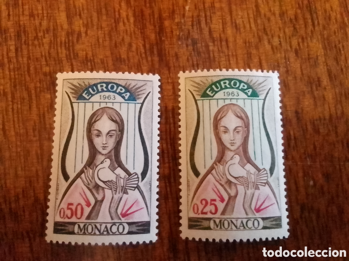 Sellos: M&Oacute;NACO 1963 &rdquo;Tema Europa&rdquo;