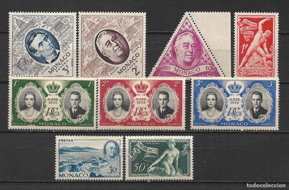Sellos: monaco lote 9 sellos ** mnh - 7/1
