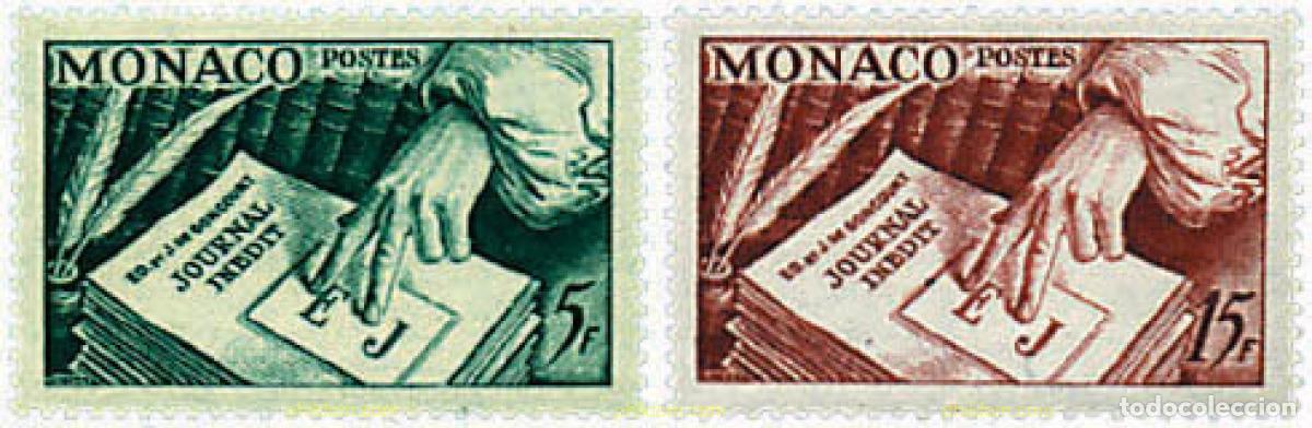 Sellos: 585549 HINGED MONACO 1953 EDICION DEL &rdquo;JOURNAL INEDIT&rdquo; DE LOS HERMANOS GONCOURT IMPRESO EN MONACO
