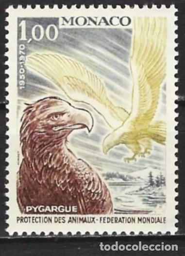 Sellos: Monaco 1970 - Mi 970 - YT 813 - Ave rapaz : Aguila - MNH**