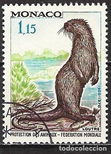 Sellos: Monaco 1970 - Mi 971 - YT 814 - Fauna : Nutria