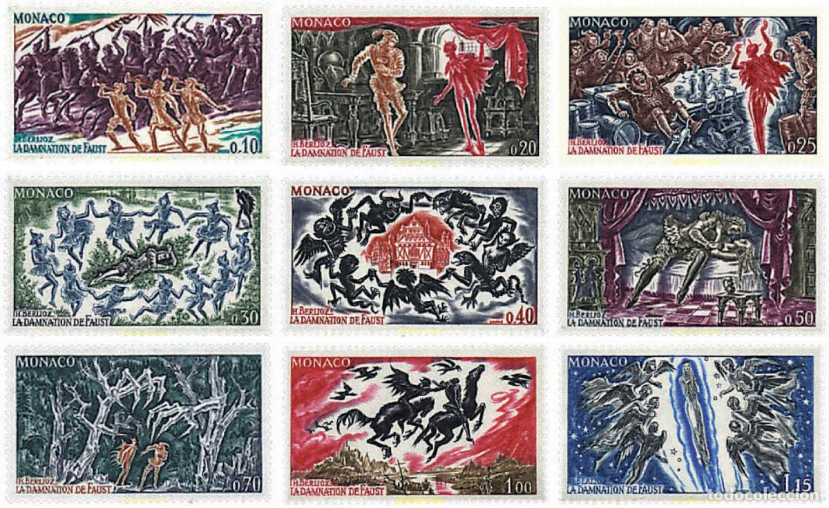 Sellos: 749587 MNH MONACO 1969 CENTENARIO DE LA MUERTE DE HECTOR BERLIOZ