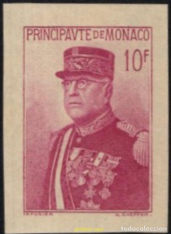 Sellos: 749589 HINGED MONACO 1938 15 ANIVERSARIO DE LA LLEGADA AL TRONO DEL PRINCIPE LUIS II