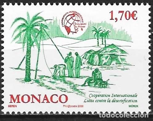 Sellos: Monaco 2008 - Mi 2898 - YT 2640 - Campamento de n&oacute;madas - MNH**