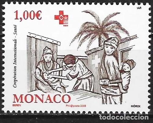 Sellos: Monaco 2008 - Mi 2896 - YT 2638 - Cruz Roja - MNH**