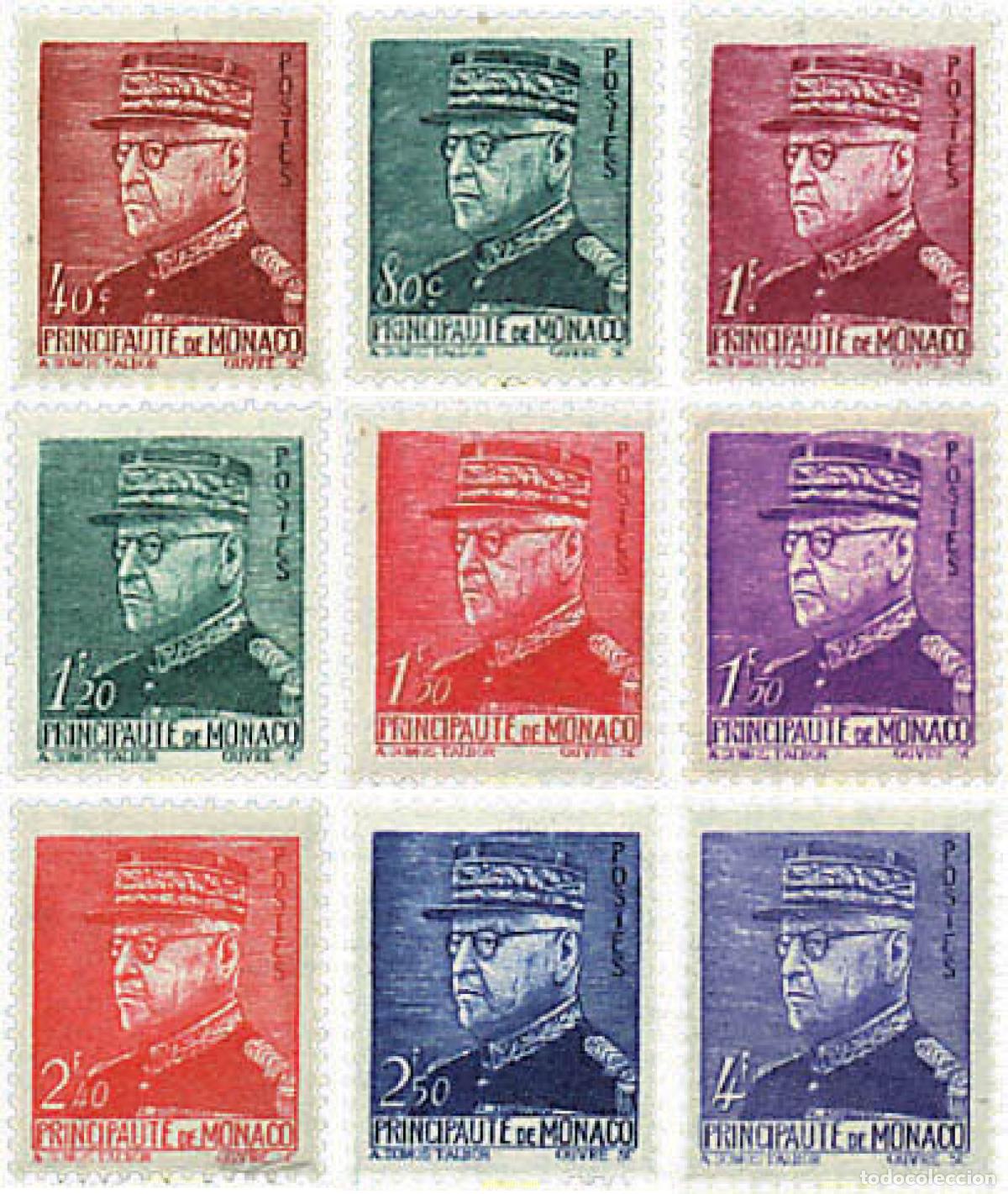 Sellos: 792875 USED MONACO 1941 PRINCIPE LUIS II