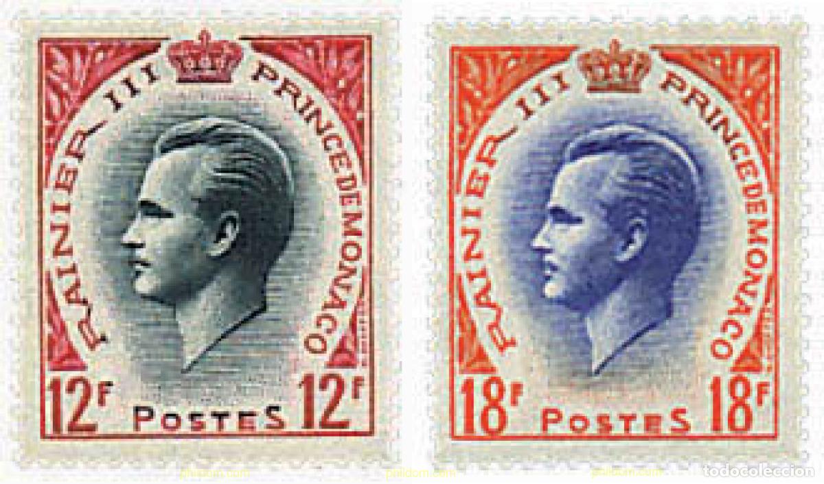 Sellos: 792876 MNH MONACO 1955 PRINCIPE RAINIERO III