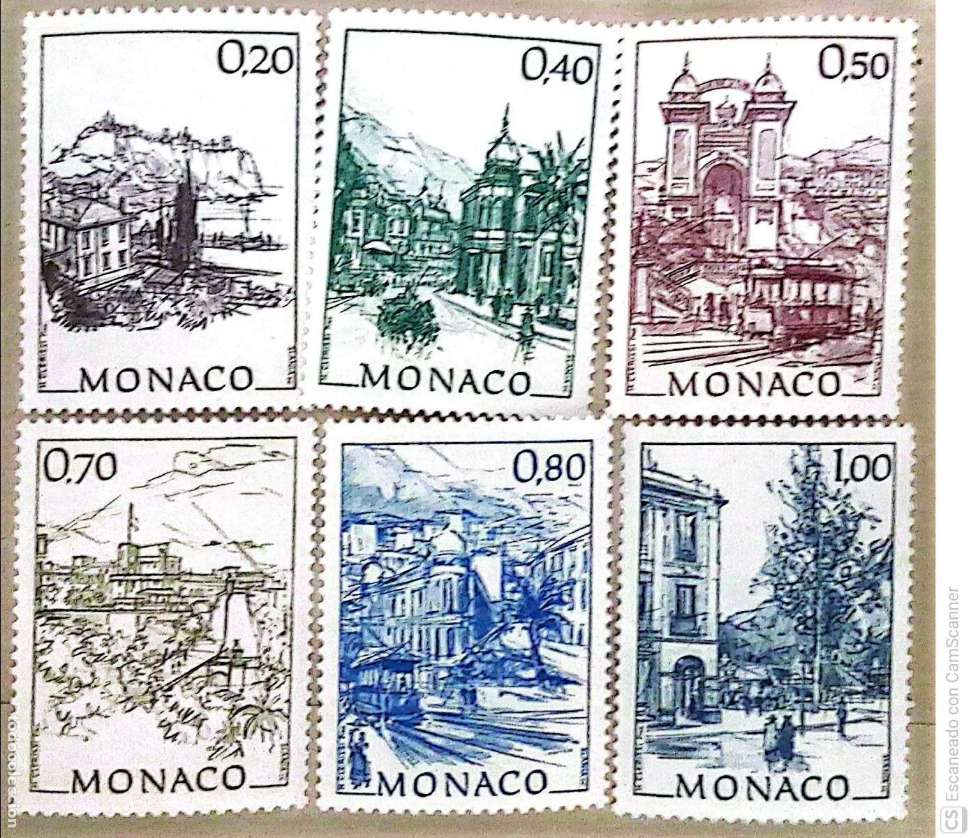 Sellos: M&oacute;naco. 1762/67 M&oacute;naco antiguamente (III). Obras del pintor Hubert Clerissi. 1991. Sellos nuevos y n