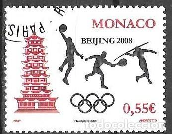 Sellos: SELLO USADO DE MONACO 2008, YT 2627