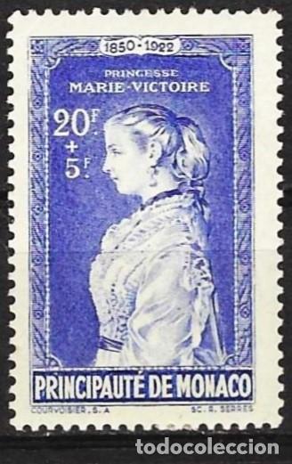 Sellos: Monaco 1942 - Mi 287 - YT 248 - Princesa Mary Victoire Hamilton - MH*