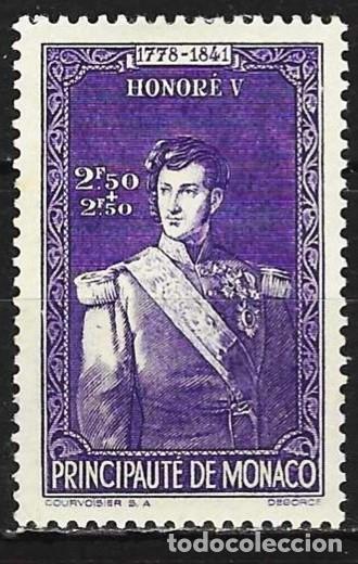 Sellos: Monaco 1942 - Mi 283 - YT 244 - Principe Honore V - MH*