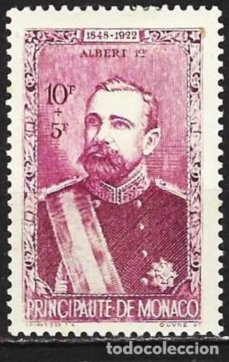 Sellos: Monaco 1942 - Mi 286 - YT 247 - Principe Alberto I - MH*