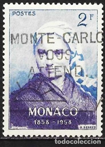Sellos: Monaco 1958 - Mi 591 - YT 493 - Bernadette Soubirous