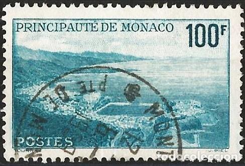 Sellos: Monaco 1959 - Mi 621 - YT 509 - Vista aera de Monte-Carlo