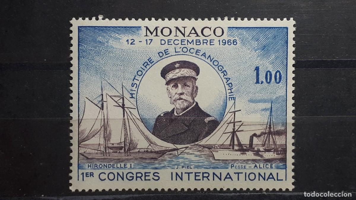 Sellos: M&Oacute;NACO. A&Ntilde;O 1966. **. YVERT 702