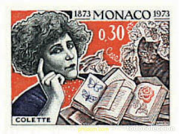 Sellos: 93440 MNH MONACO 1973 CENTENARIO DEL NACIMIENTO DE GABRIELLE COLETTE