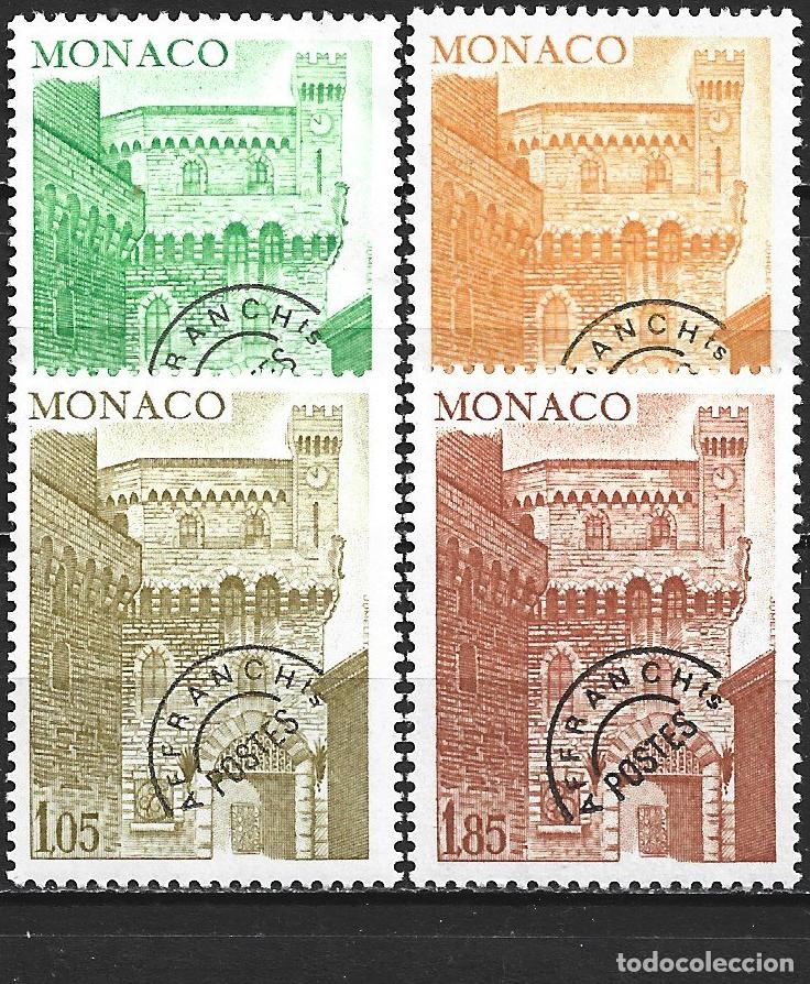 Sellos: MONACO PREFRANQUEADOS YVERT NUM. 46/49 SERIE COMPLETA NUEVA SIN GOMA