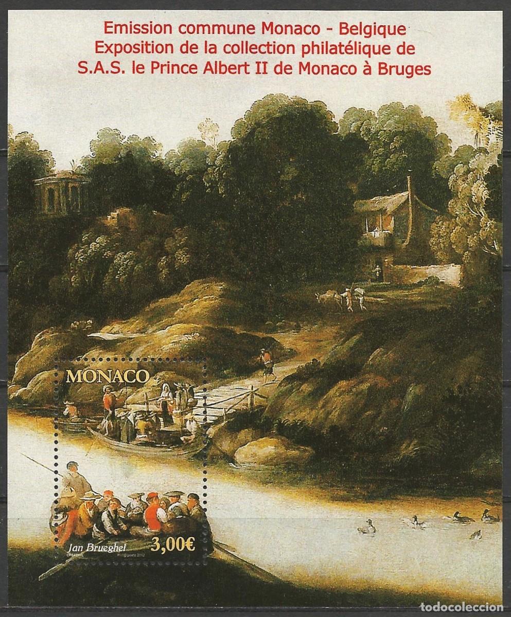 Sellos: Monaco 2012 - Mi BL 105 - YT F2833 - Exposici&oacute;n de la colecci&oacute;n filat&eacute;lica de Alberto II - MNH**