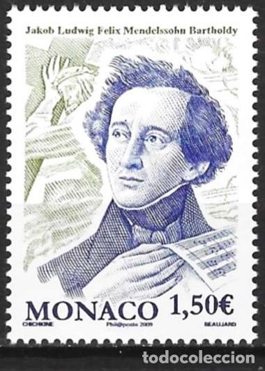 Sellos: Monaco 2009 - Mi 2922 - YT 2664 - Felix Mendelssohn Bartholdy - MNH**