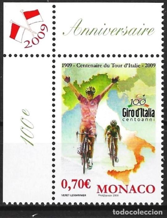 Sellos: Monaco 2009 - Mi 2931 - YT 2674 - Centenario del Giro de Italia - MNH**