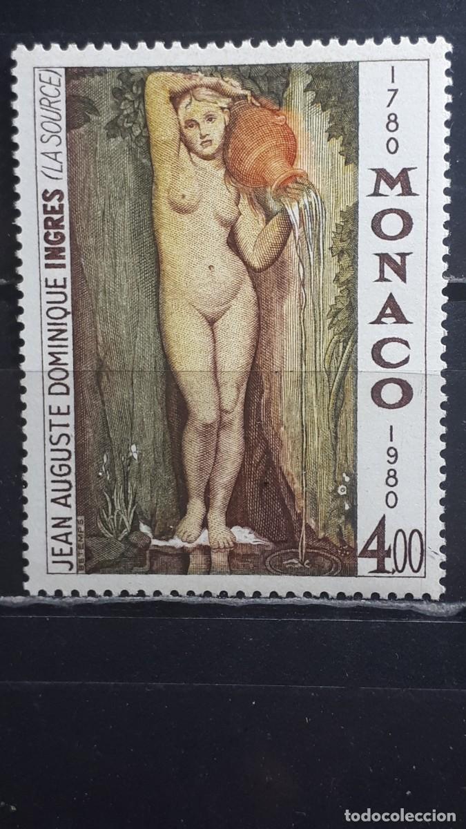 Sellos: M&Oacute;NACO. A&Ntilde;O 1980 **. YVERT 1226