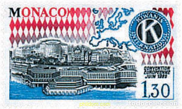 Sellos: 32447 MNH MONACO 1980 CONVENCION EUROPEA DE KIWANIS INTERNACIONAL