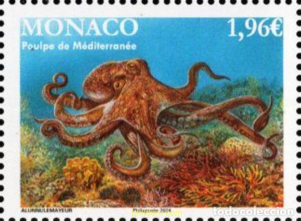 Sellos: 794861 MNH MONACO 2026 EUROPA CEPT - 2024 FLORA Y FAUNA SUBMARINA