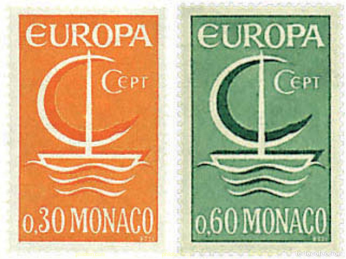 Sellos: 794921 HINGED MONACO 1966 EUROPA CEPT. NAVIO EUROPA