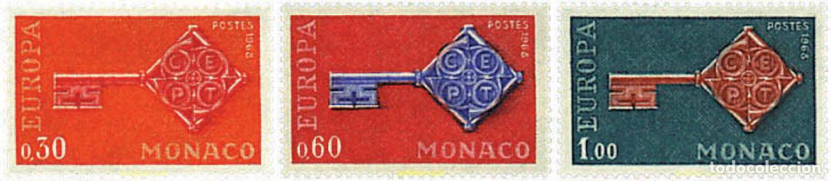 Sellos: 794919 HINGED MONACO 1968 EUROPA CEPT 1968 - LLAVE DORADA