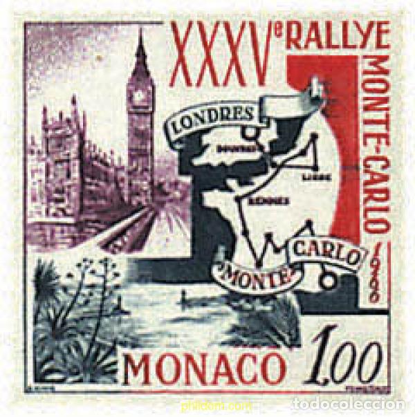 Sellos: 280950 HINGED MONACO 1966 35 RALLY AUTOMOVILISTICO DE MONTECARLO