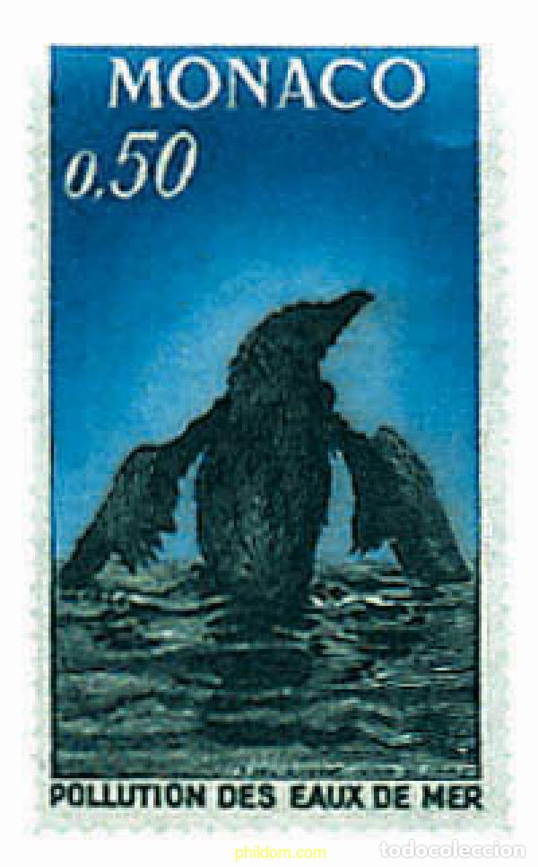 Sellos: 35470 MNH MONACO 1971 CONTRA LA POLUCION DE LOS MARES