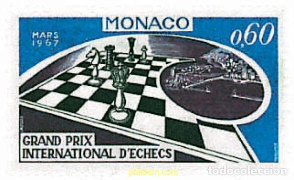 Sellos: 32365 MNH MONACO 1967 GRAN PREMIO INTERNACIONAL DE AJEDREZ