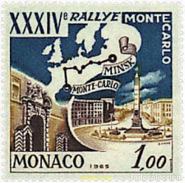 Sellos: 752993 HINGED MONACO 1964 34 RALLY AUTOMOVILISTICO DE MONTECARLO