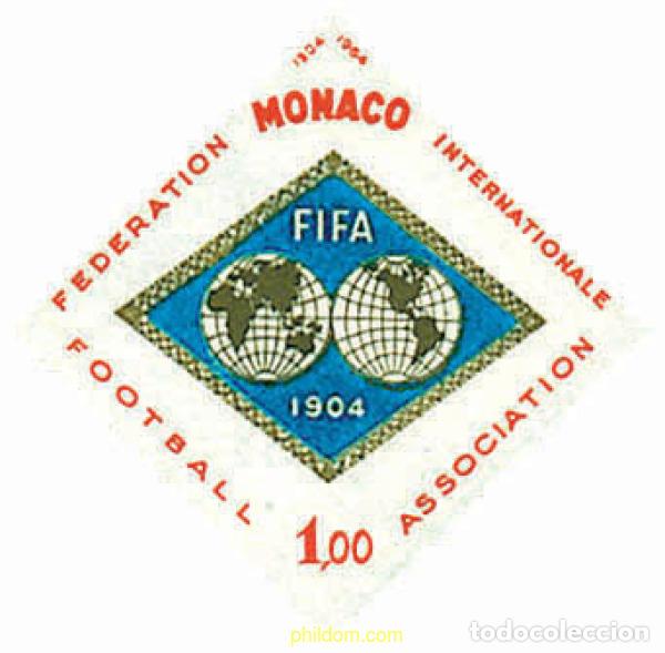 Sellos: 32362 MNH MONACO 1964 60 ANIVERSARIO DE LA FEDERACION INTERNACIONAL DE FUTBOL