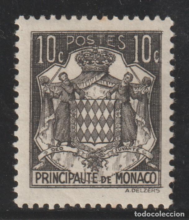 Sellos: MONACO // YVERT 249 // 1943 ... NUEVO con rastro de fijasellos