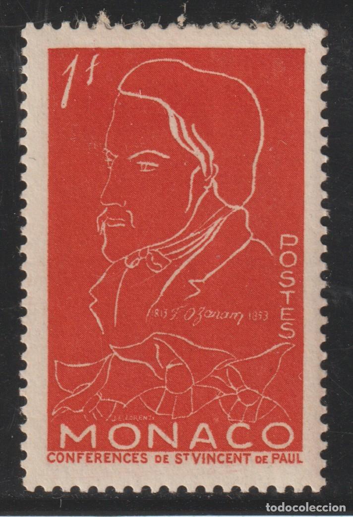 Sellos: MONACO // YVERT 399 // 1954 ... NUEVO con rastro de fijasellos