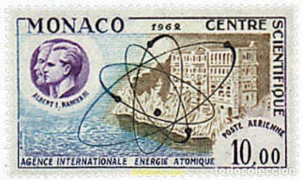 Sellos: 32377 MNH MONACO 1962 AGENCIA INTERNACIONAL DE LA ENERGIA ATOMICA
