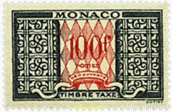 Sellos: 795036 HINGED MONACO 1957 CIFRAS